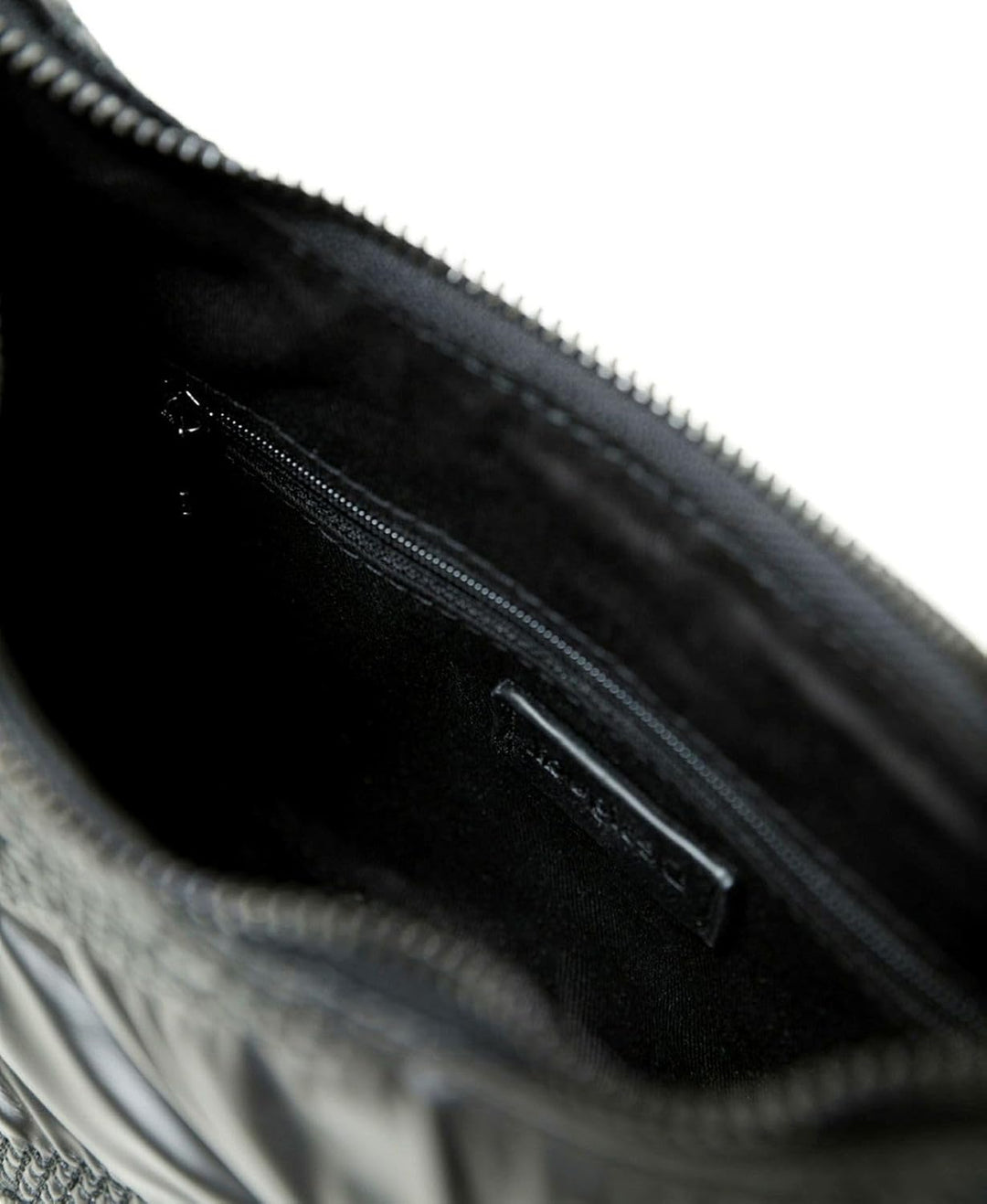 Desigual Damen Fabric Shoulder Bag, U Schwarz, Schwarz