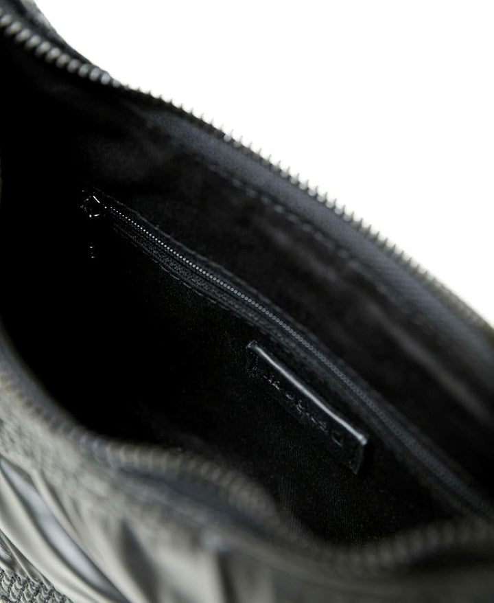 Desigual Damen Fabric Shoulder Bag, U Schwarz, Schwarz