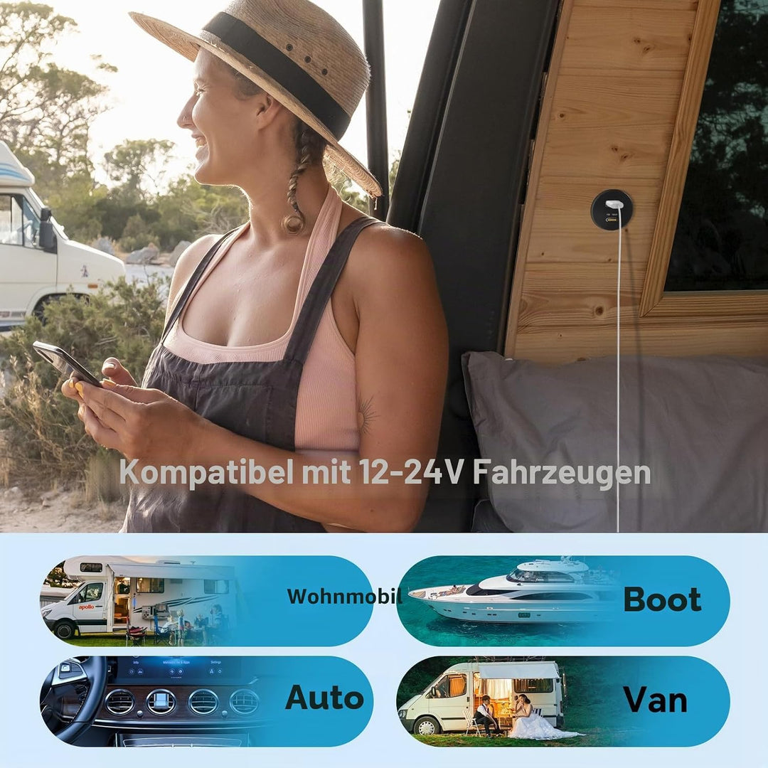 acegoo 12V USB C Steckdose 100W PD &amp; 18W QC, Wohnmobil Auto USB Dose Buchse 12 Volt KFZ Laptop Einba