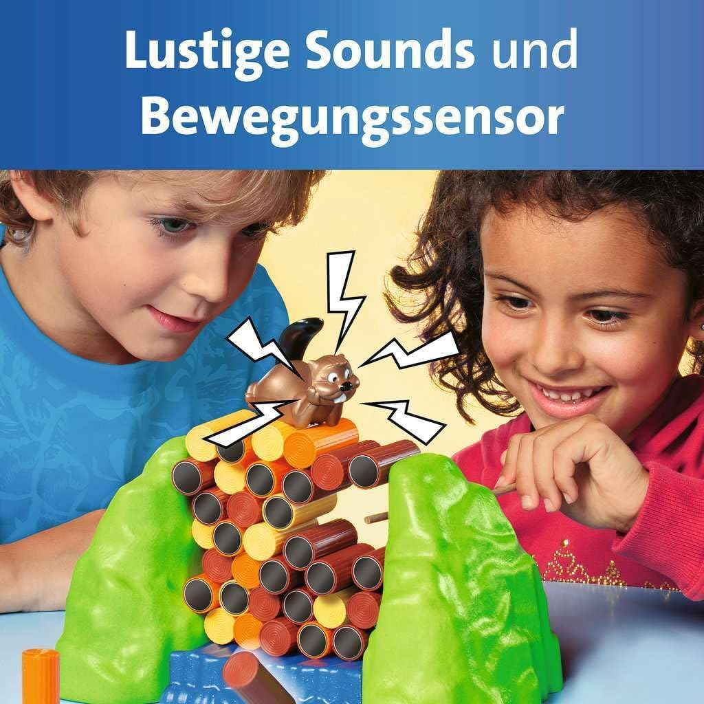 Ravensburger 22246 - Billy Biber - Geschicklichkeitsspiel für ruhige Hände - Spiel für Kinder ab 4 J