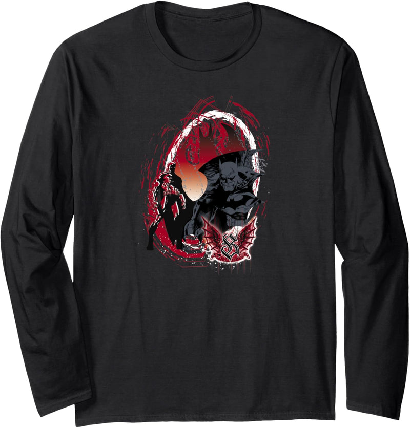 Batman Gothic Scrawl Langarmshirt