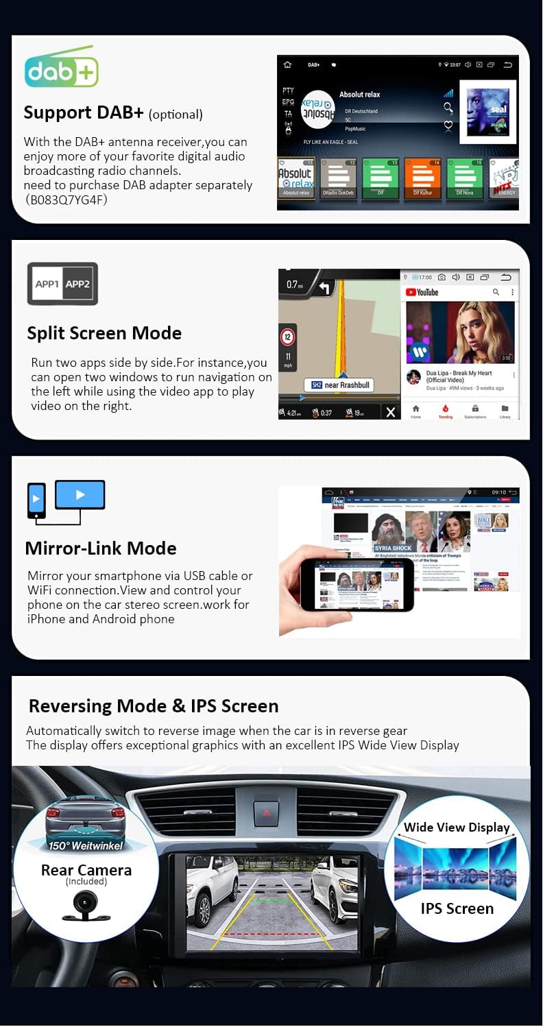 JOYX Android 12 Autoradio Passt für Suzuki Jimny 3 (2005-2019) - Kabellos Carplay + Android Auto - R