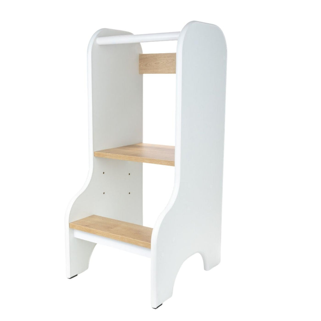 Love Gifts® Lernturm für Kinder mit Kippschutz und höhenverstellbar | Learning Tower mit sicheren Ka
