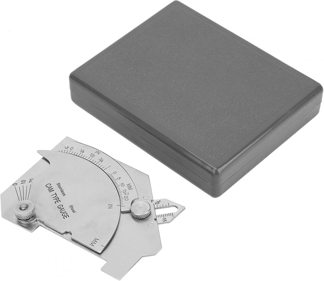 Schweissnahtlehre Nockenlehre aus Stahl, klar, leicht für Nahtinspektion, Schweissmessgerät, Schweis