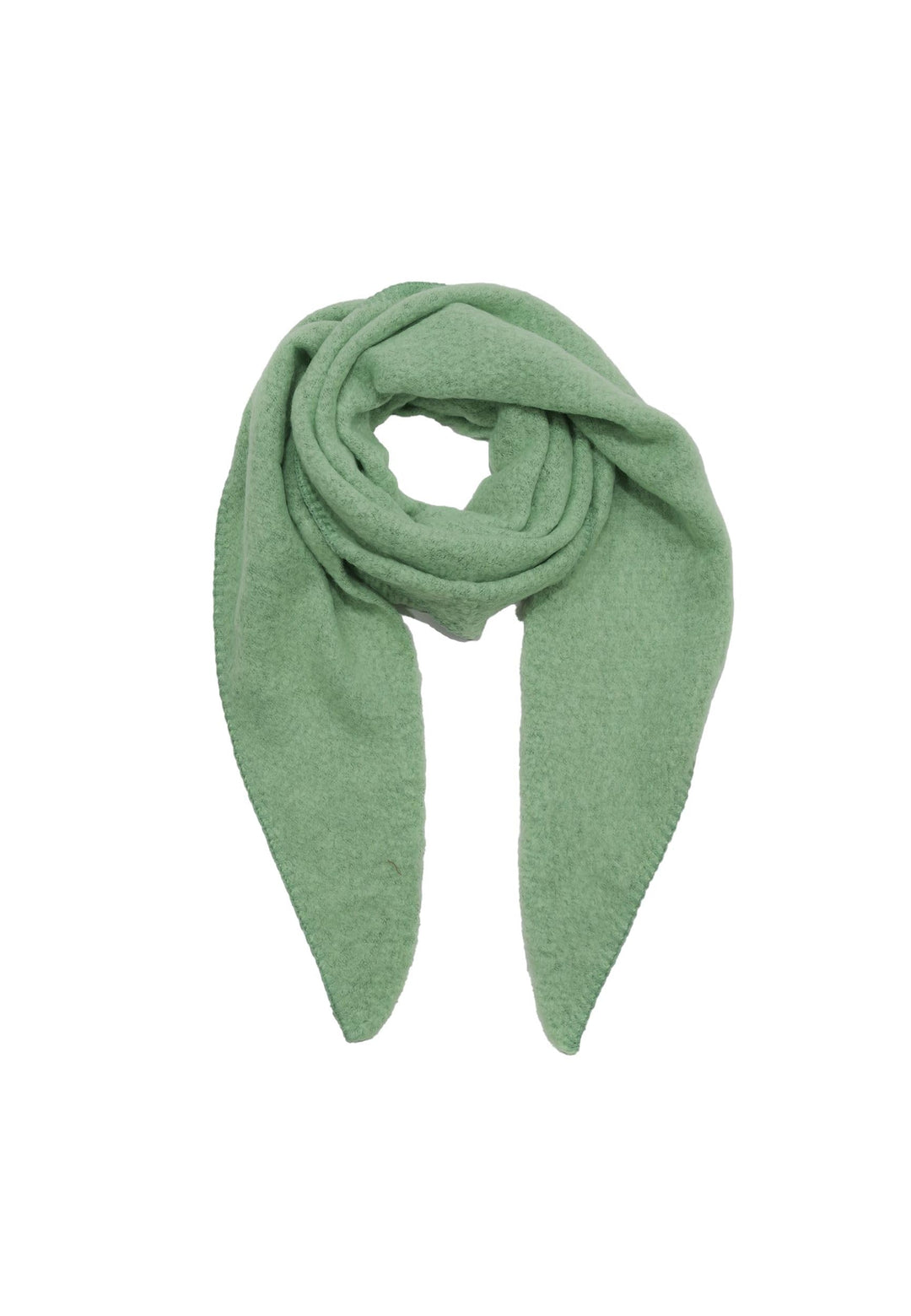 Faera XXL Dreieckstuch Bouclé elastisch weiches Cozy Material Einheitsgrösse Hellgrün, Einheitsgröss