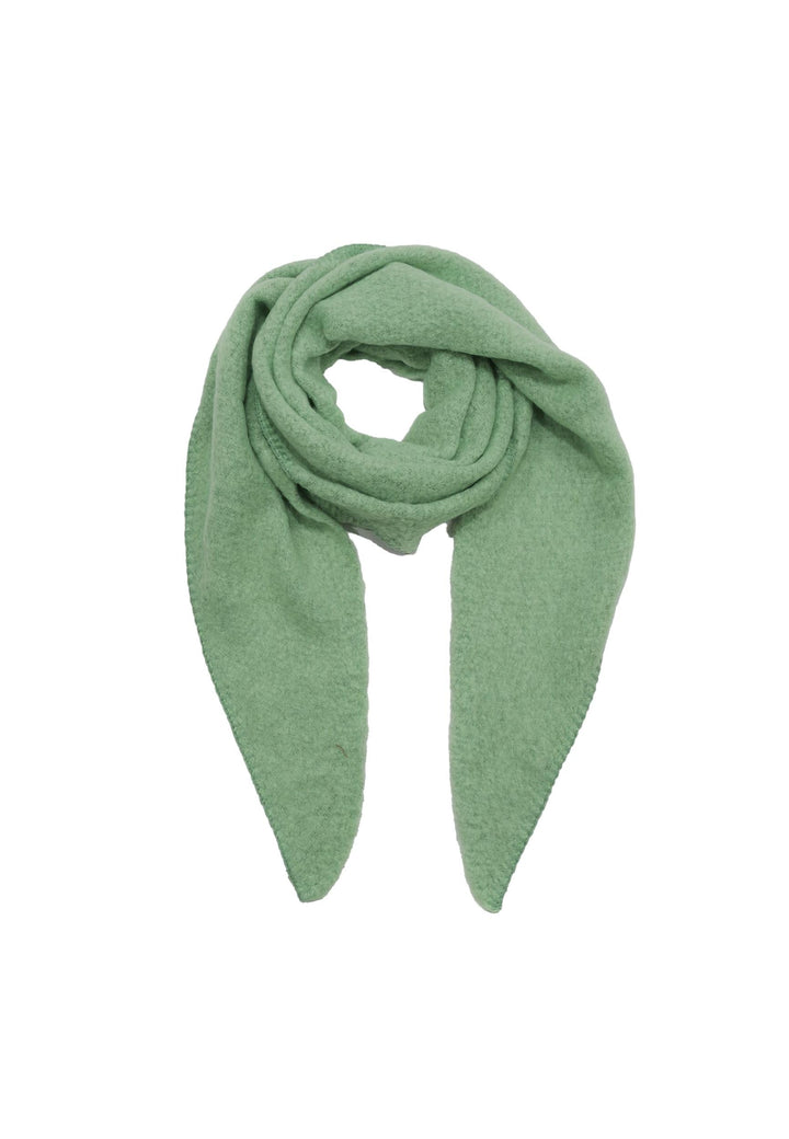 Faera XXL Dreieckstuch Bouclé elastisch weiches Cozy Material Einheitsgrösse Hellgrün, Einheitsgröss