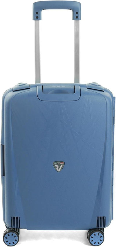 RONCATO Light Hartschalen Koffer Trolley Cabin Blau, Blau