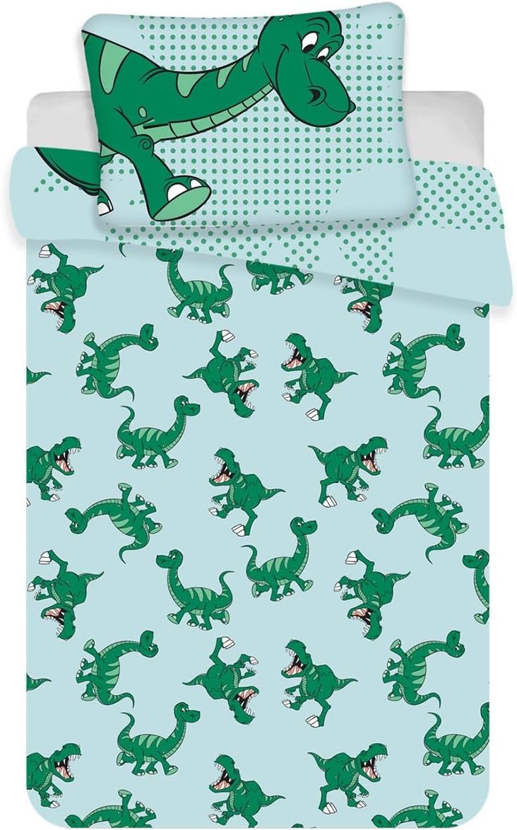 Kinderbettwäsche Dinosaurier - Disney Dinosaurier Kleinkind Bettwäsche mit Mickey Maus - Dinosaurier