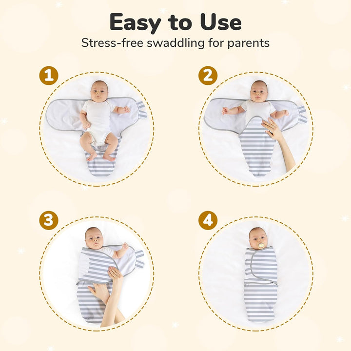 Mama Cheetah Baby Swaddle Sack, Bio-Baumwolle Swaddle Decke, verstellbare Swaddle Schlafsäcke, einfa