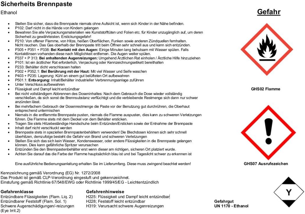 Beeketal Brennpaste - 36 x 200g Sicherheitsbrennpaste Dosen, ca. 2-3 Std. Brenndauer pro Dose, saube