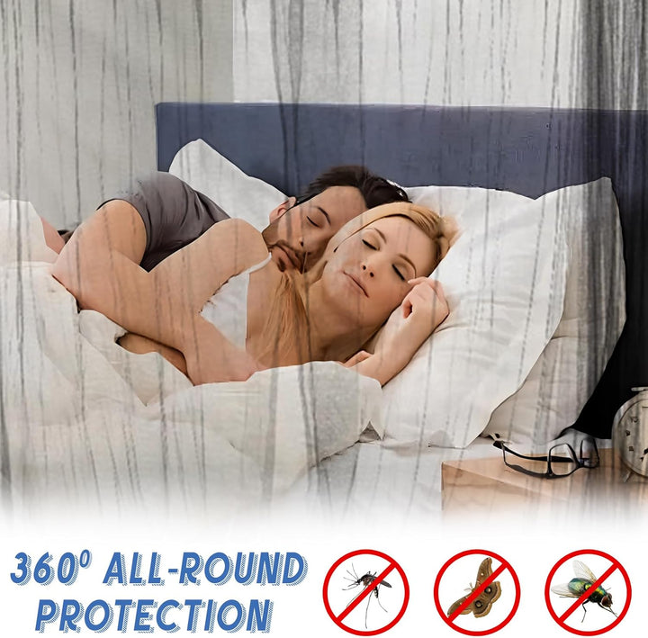 ACTOYS Mückennetz Bett XXL, Moskitonetz Reise Outdoor, Moskitonetz Doppelbett Einzelbett, Betthimmel
