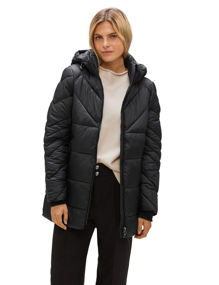 STREET ONE Damen A201878 Steppjacke 38 Schwarz, 38 Schwarz