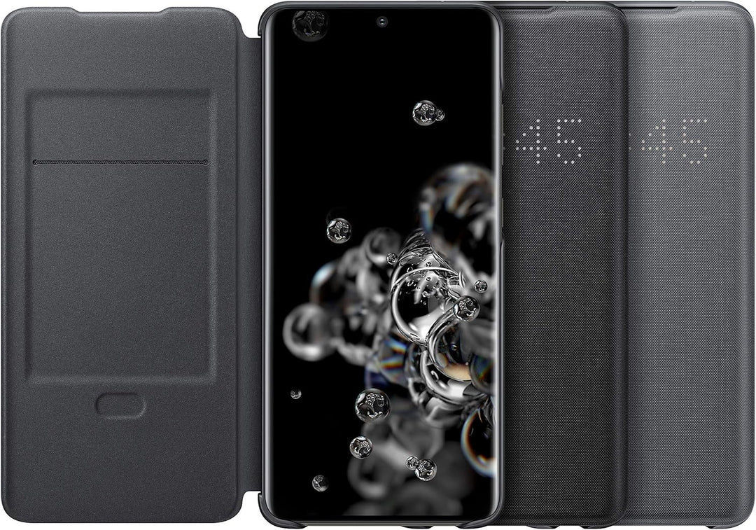 Samsung LED View Smartphone Cover EF-NG988 für Galaxy S20 Ultra Handy-Hülle, LED-Anzeige, Kartenhalt