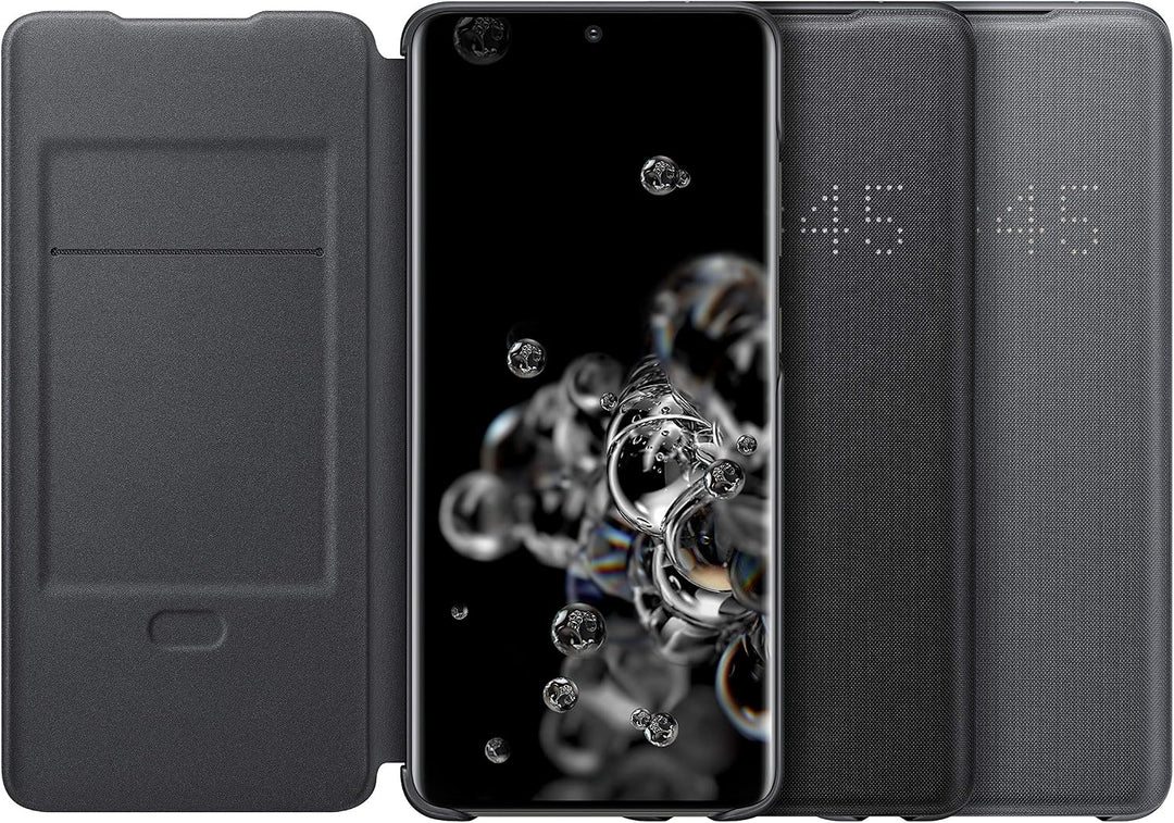 Samsung LED View Smartphone Cover EF-NG988 für Galaxy S20 Ultra Handy-Hülle, LED-Anzeige, Kartenhalt