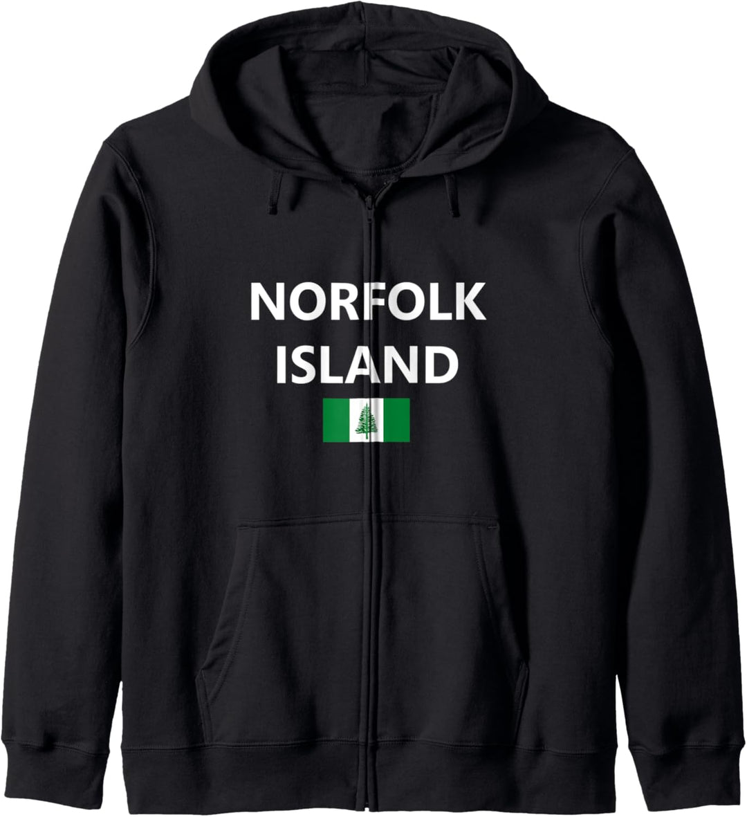 Norfolk Island Flag Country Kapuzenjacke