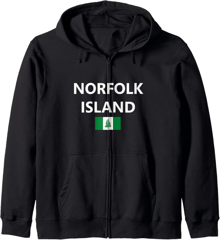 Norfolk Island Flag Country Kapuzenjacke