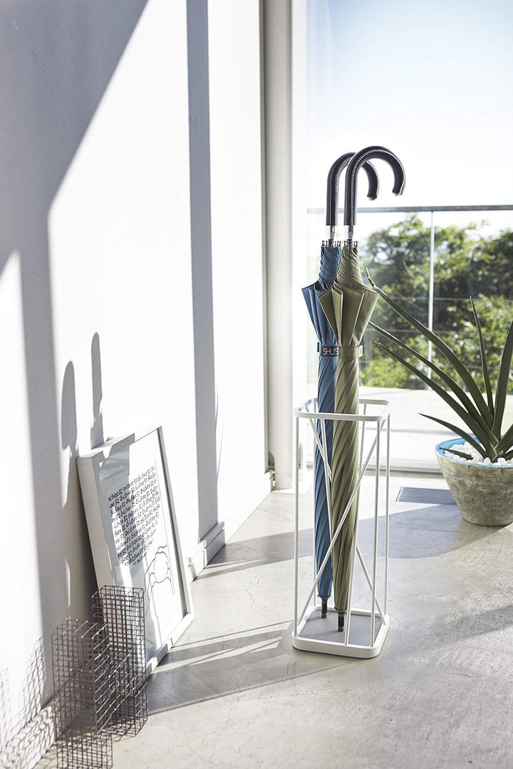 Umbrella Stand 9 Square - white Weiss, Weiss