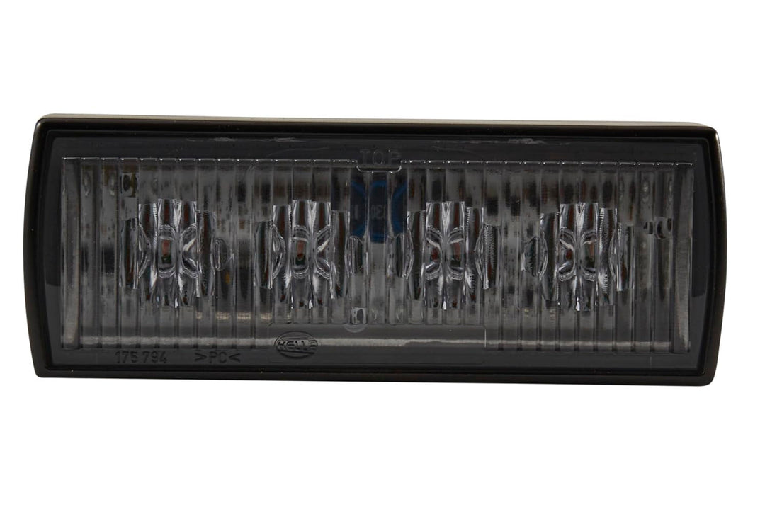 HELLA - LED-Blitz-Kennleuchte - BSN-LED - 12/24V - Einbau/Schraubanschluss - Kabel: 300mm - Stecker: