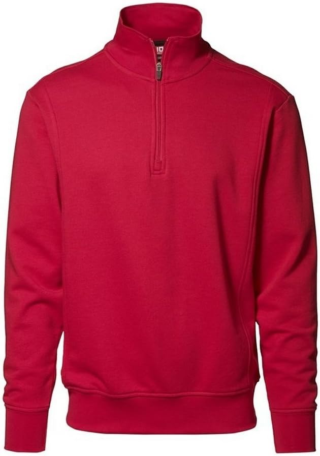 ID Identity Herren SWEATSHIRT ZIP 0603 (M, schwarz)