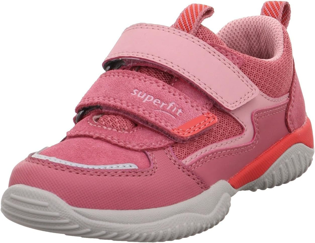Superfit Mädchen Storm Sneaker 26 EU Pink Rot 5500, 26 EU Pink Rot 5500