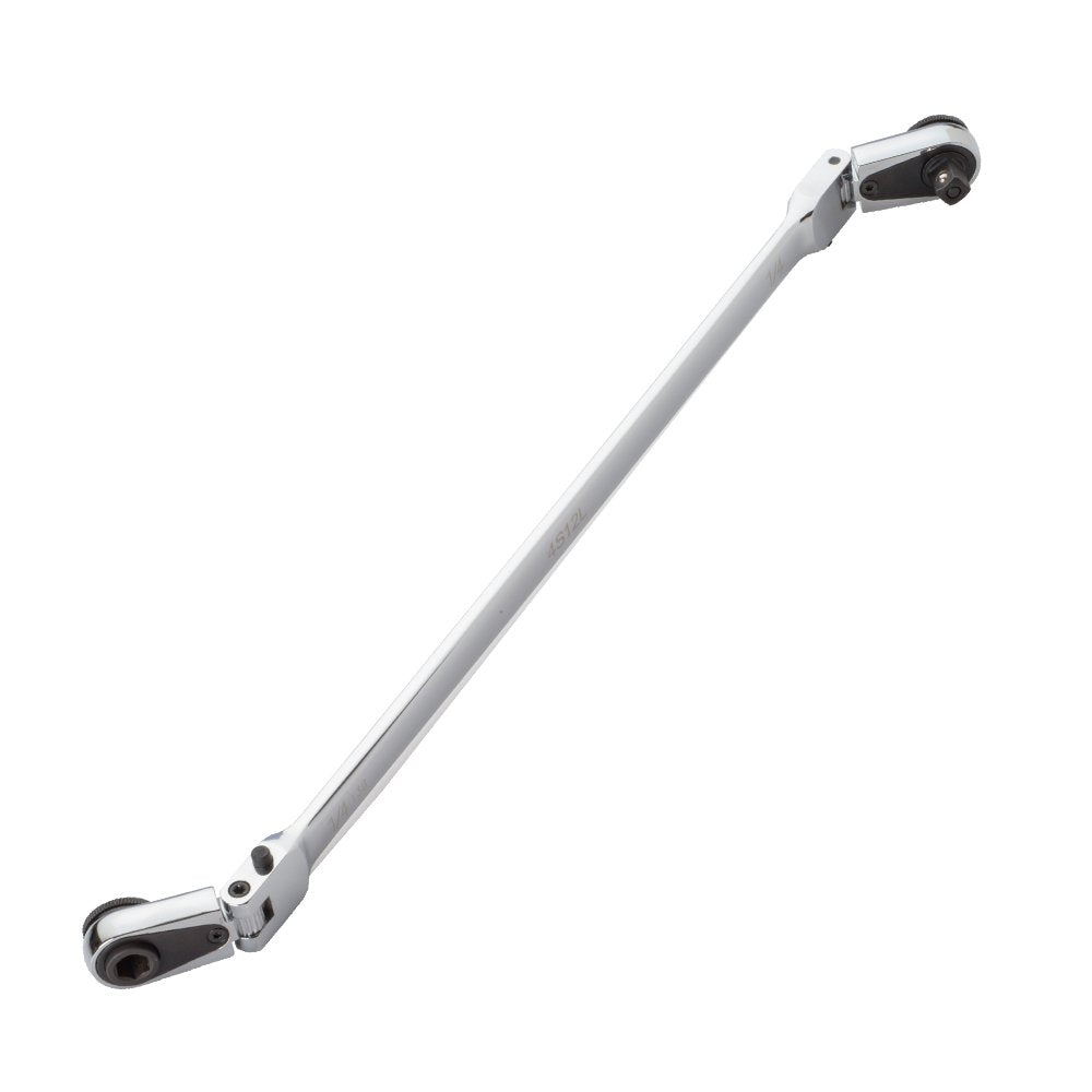 EZRED 4S12L Kombi-Stick Flexible Doppelratsche mit 6,35 mm Vierkantantrieb und magnetischem Bit-Antr