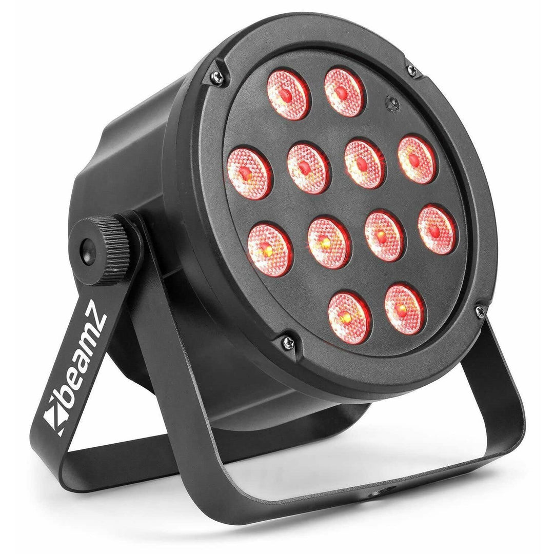 BeamZ SlimPar35 Discolicht Partylicht, PAR RGB Disco Licht LED Strahler Party Lichter, DMX Licht LED