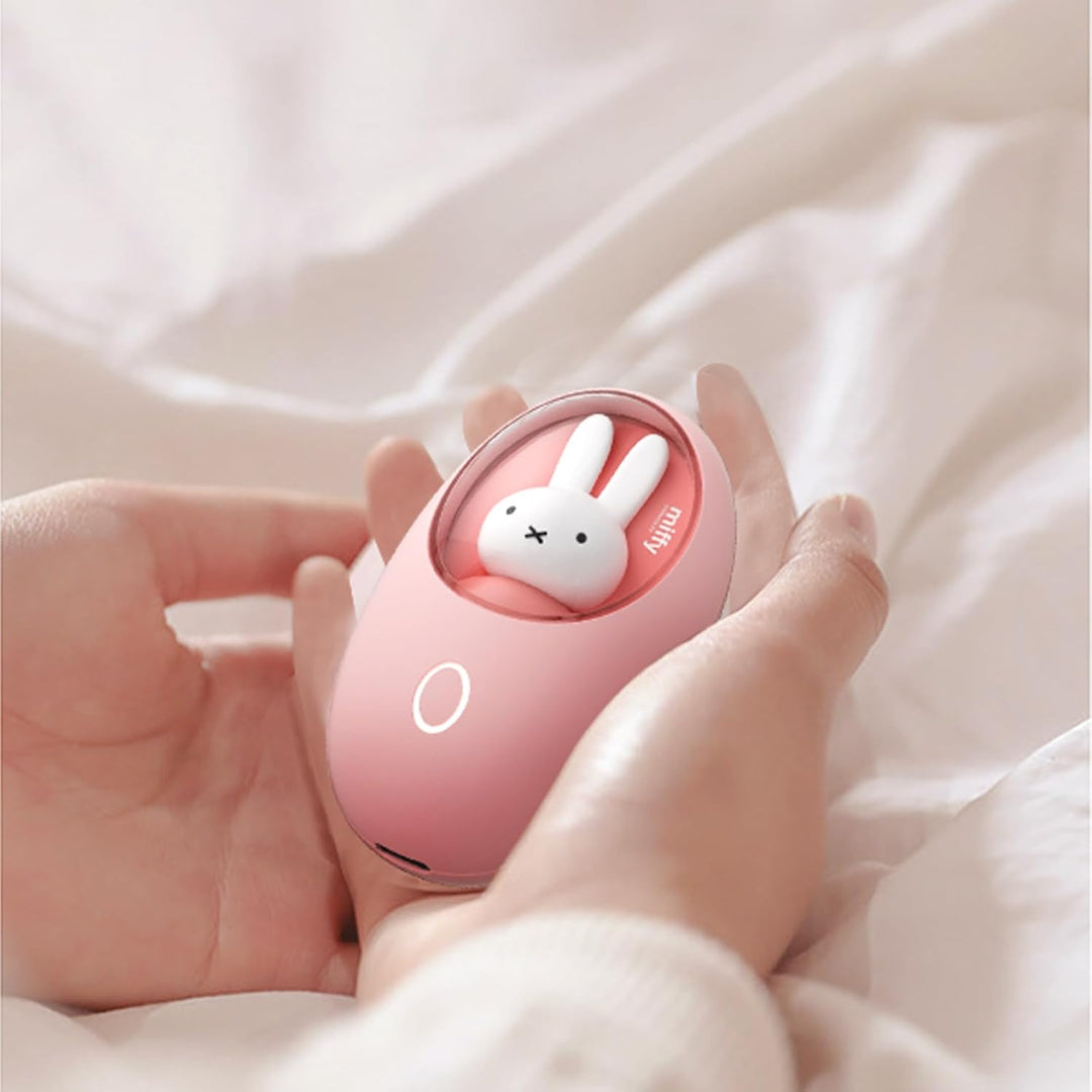 Mipow x Miffy - Portable Hand Warmer Egg for Hand and Eye,Long-Lasting Warmth & Stylish for Outdoor