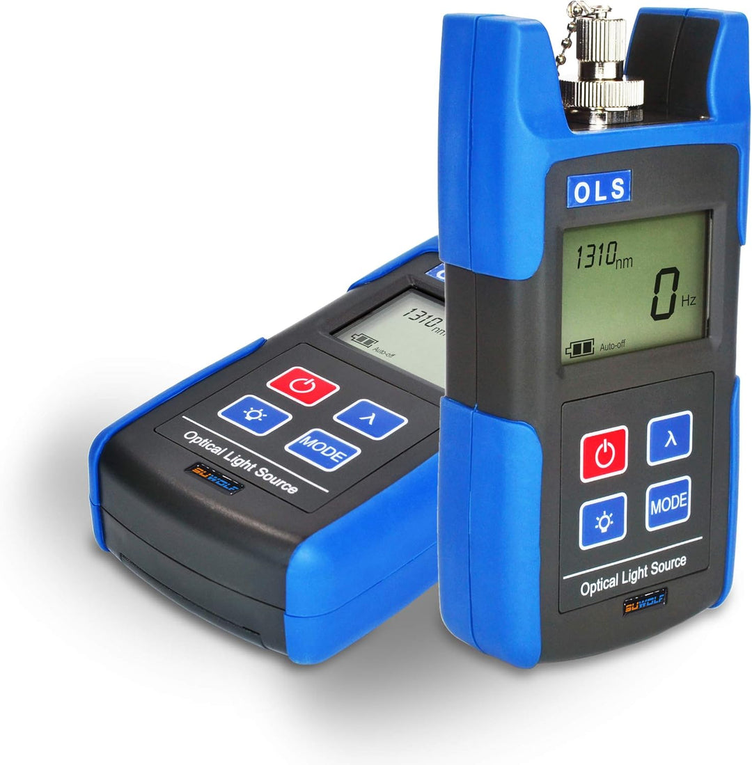 SUWOLF 1310/1550nm Tragbar FTTH Mini Fiber Optical Laser Light Source,Lwl messgerät/Glasfasertester/