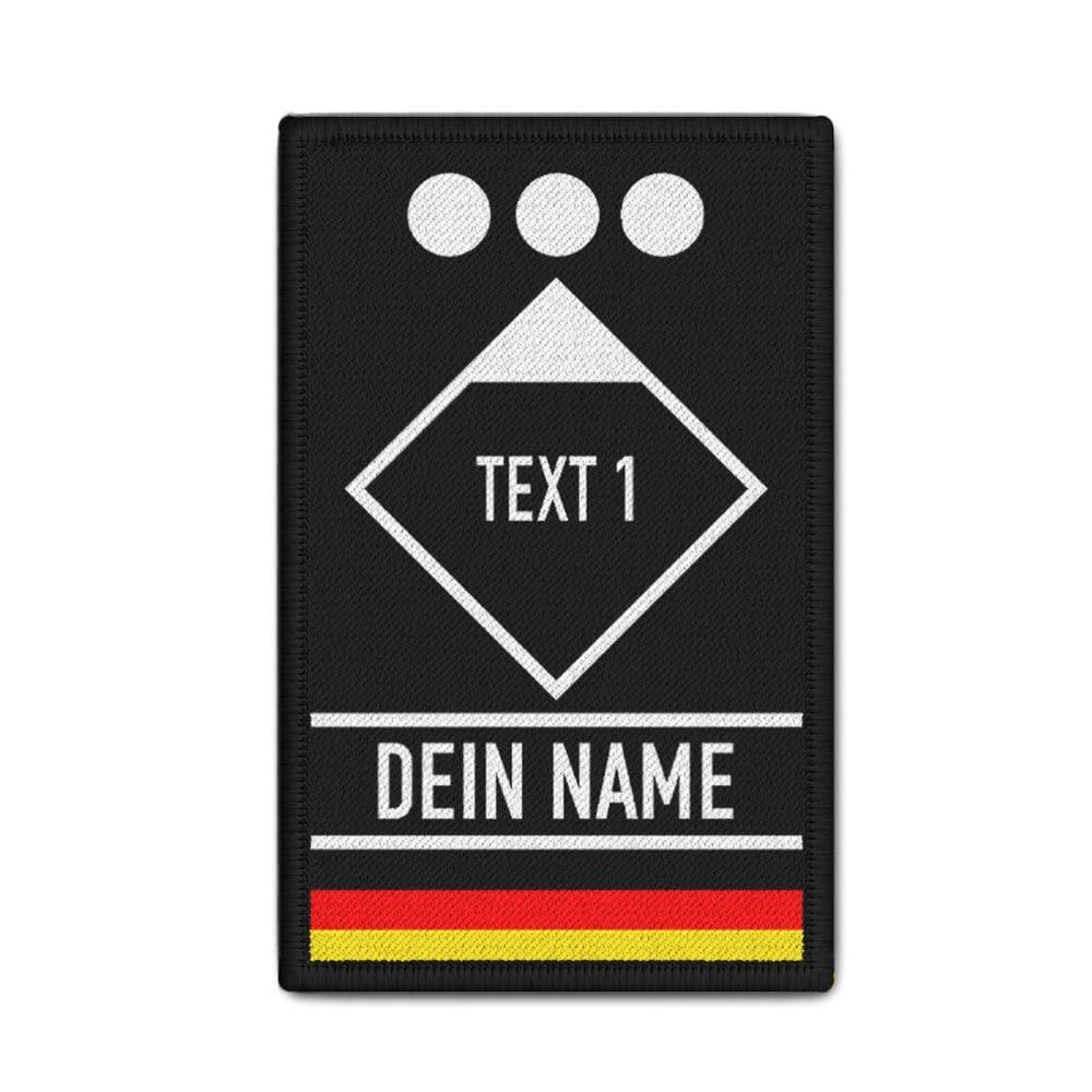 Copytec Patch personalisiert Feuerwehr Taktische Zeichen Zugführer#41368
