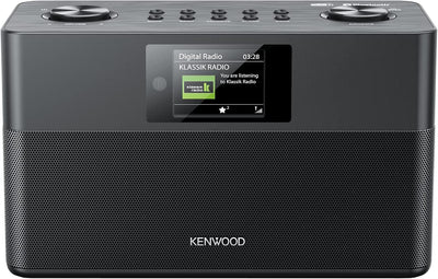 KENWOOD CR-ST80DAB-B Stereo-Kompaktradio (DAB+, UKW, Bluetooth, Line-In, Weckfunktion, Farbe