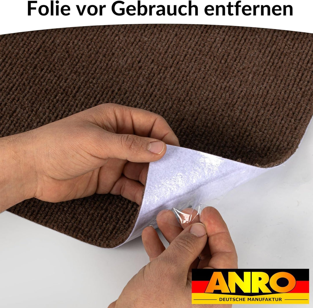 ANRO Bodenschutzmatte Bürostuhl Unterlage Schreibtischstuhl Unterlage Bürostuhl Teppich rutschfeste