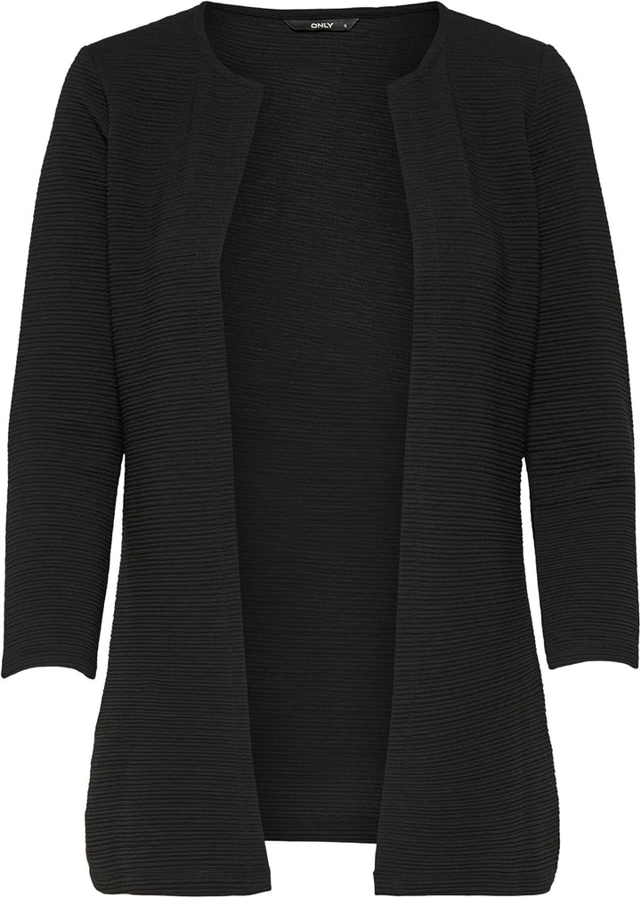 ONLY Female Strickjacke Lang, lässig Strickjacke S Schwarz (Black), S Schwarz (Black)