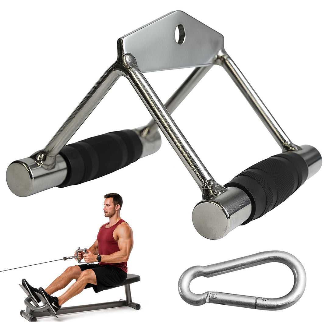 MuscleForge® Aufsatz für Latzug, Seilzug, Griff mit Drehbarem für Kabelmaschine, Kabelzug Griff für