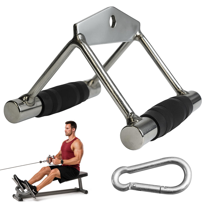 MuscleForge® Aufsatz für Latzug, Seilzug, Griff mit Drehbarem für Kabelmaschine, Kabelzug Griff für