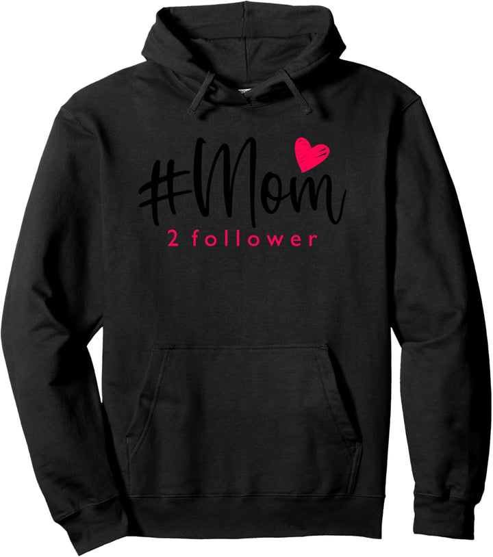 Zur Geburt Mutter Zwillinge Jungs Mädchen #Mom 2 followers Pullover Hoodie