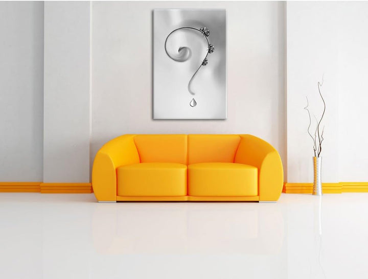 Pixxprint Marienkäfer als Leinwandbild/Grösse: 100x70 / Wandbild/Kunstdruck/fertig bespannt, 100x70