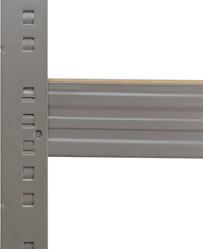 shelfplaza® 180x110x40cm Profi Schwerlastregal grau/Metallregal mit 5 Böden à 200kg Tragkraft/Keller
