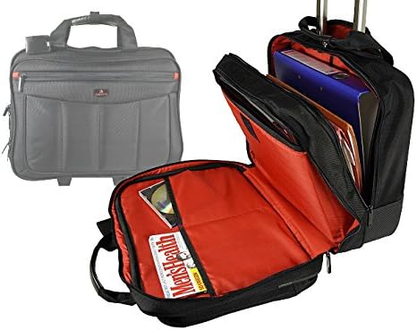 Trolley, Businesskoffer, Aktenkoffer, Pilotenkoffer, Aktentrolley mit Laptopfach, Dokumentasche, Han