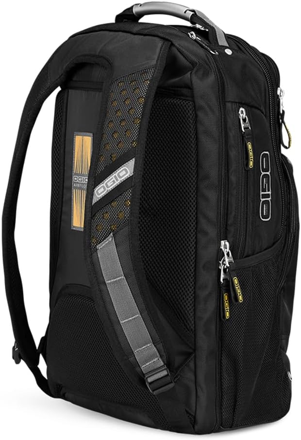 OGIO Unisex Axle Convenient 17 Zoll Laptop/Tablet Fach Rucksack (1 Stück) Stk Schwarz, Stk Schwarz