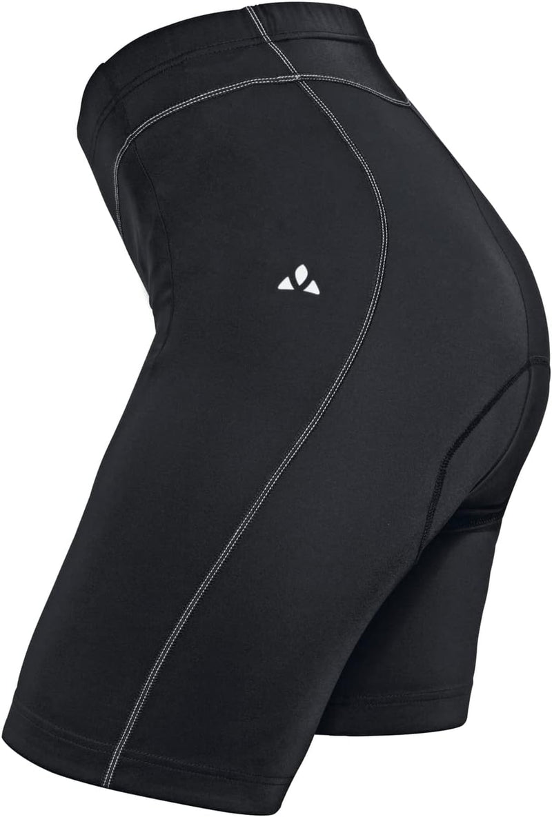 VAUDE Active - Fahrradhose Damen gepolstert - Radlerhose 46 Black Uni, 46 Black Uni