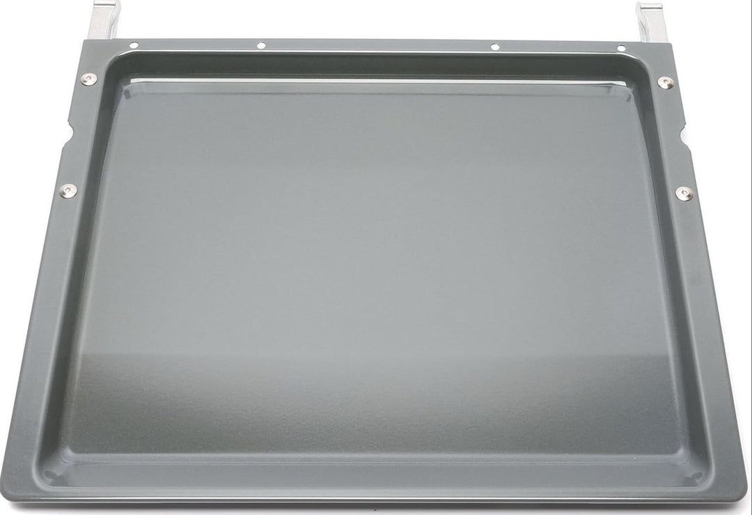 Backblech kompatibel mit Bosch 00438834 emailliertes Blech mit langen Trägern für Backofen