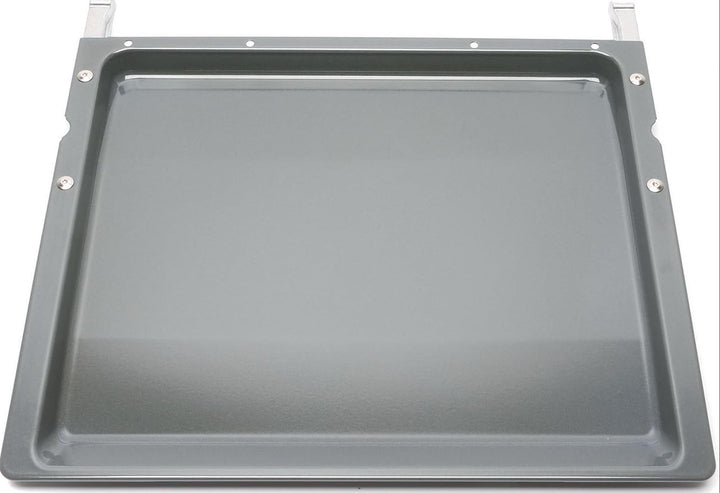 Backblech kompatibel mit Bosch 00438834 emailliertes Blech mit langen Trägern für Backofen