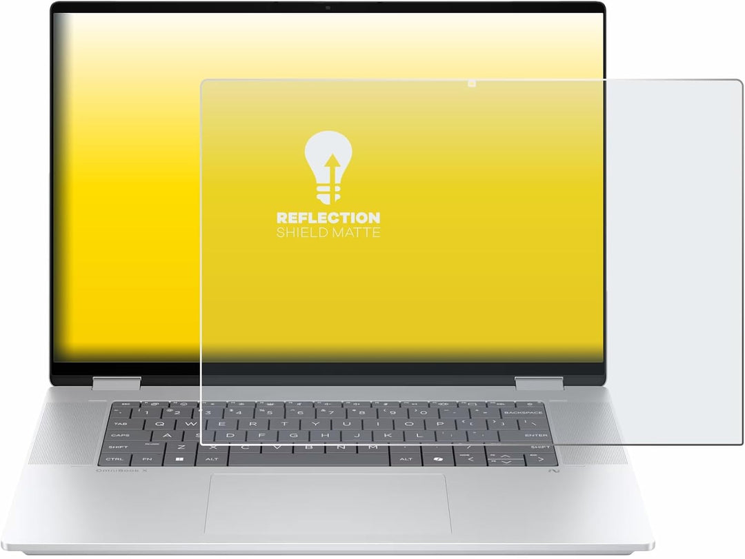 upscreen Entspiegelungs-Schutzfolie für HP OmniBook X Flip 16-aX Displayschutz-Folie Matt [Anti-Refl