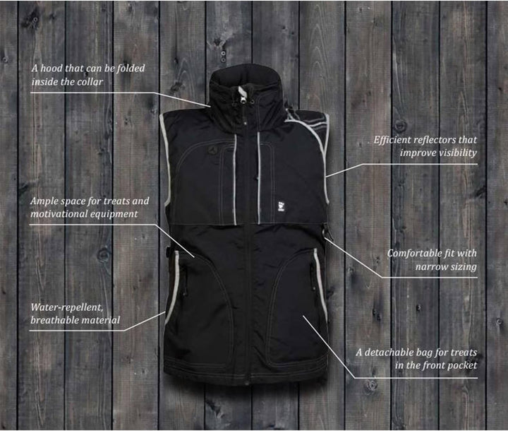 Hurtta Trainer Vest, Granit xxs, xxs