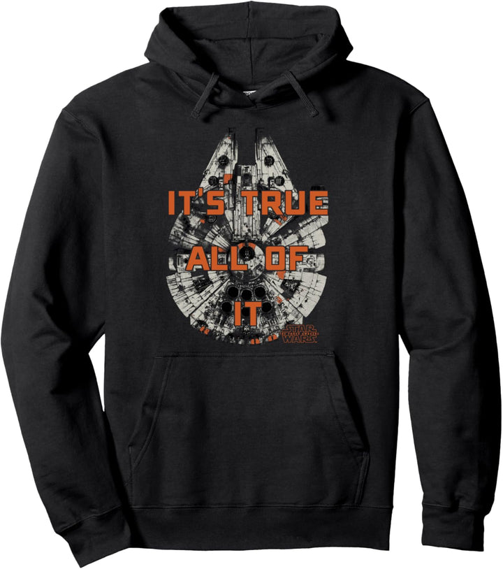 Star Wars Han Solo Falcon All True Episode 7 Pullover Hoodie