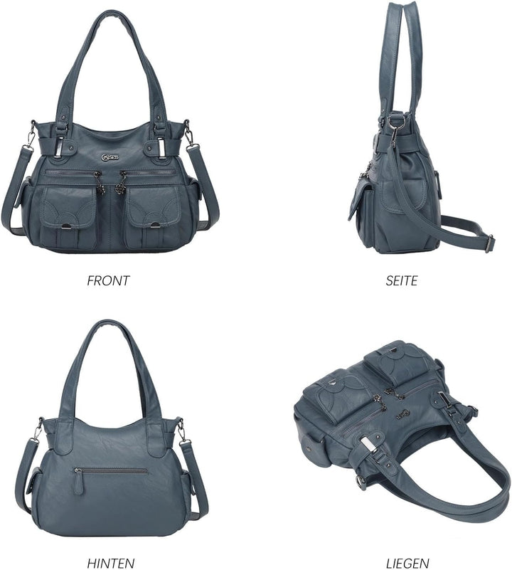 KL928 Tasche Damen Handtasche Umhängetaschen Damenhandtasche Schultertasche Lederhandtasche elegante