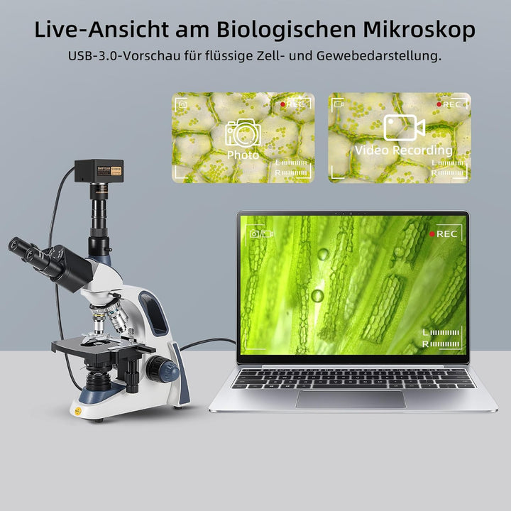 SWIFT Swiftcam SC2003R-CK – 20-MP Kamera für Mikroskope, USB-3.0-Direktkopplung, 0,5× Reduktionsopti
