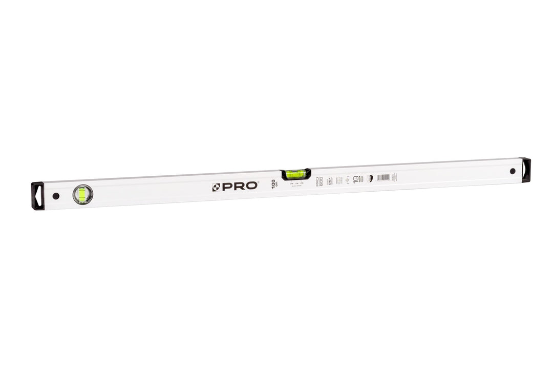 PRO600 Wasserwaage 100cm mit 2% Gefälle - Ergonomischen Profil und ERS+ (Easy Reading System) Präzis