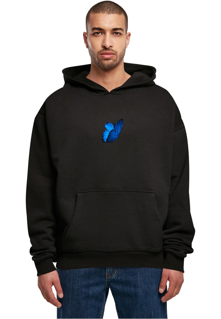 Mister Tee Herren Le Papillon Heavy Oversize Hoody XS Schwarz, XS Schwarz