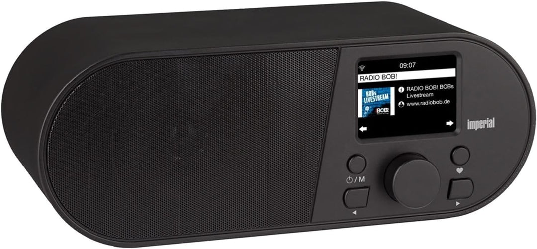 Imperial i105 Internetradio (WLAN, Mediaplayer, USB, DLNA, Farbdisplay, Wecker, Appsteuerung) schwar